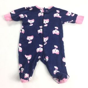 Mia’s Closet Gerber | Fox Footie Onesie Sl…
